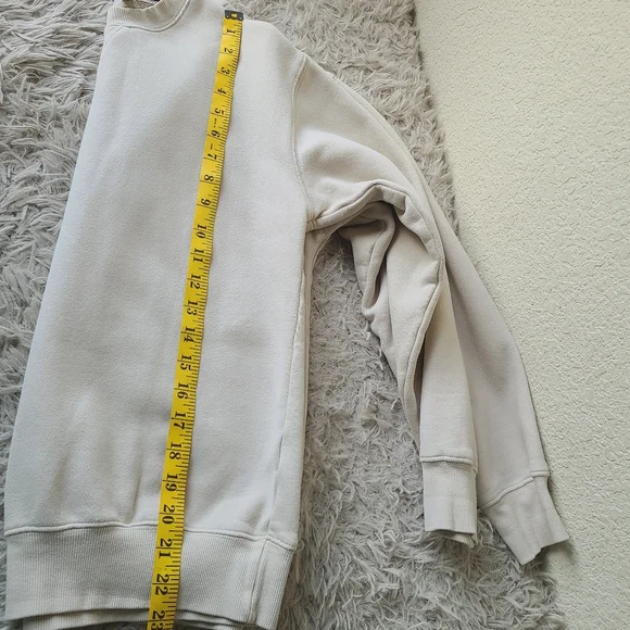 Aritzia Tna Cozy Fleece Perfect Crew Sweatshirt Women's Size XS - Picture 7 of 10